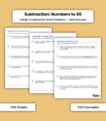 Subtraction: Numbers to 50