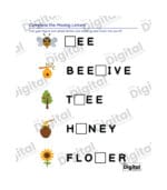 Complete the Missing Letters - Image 4