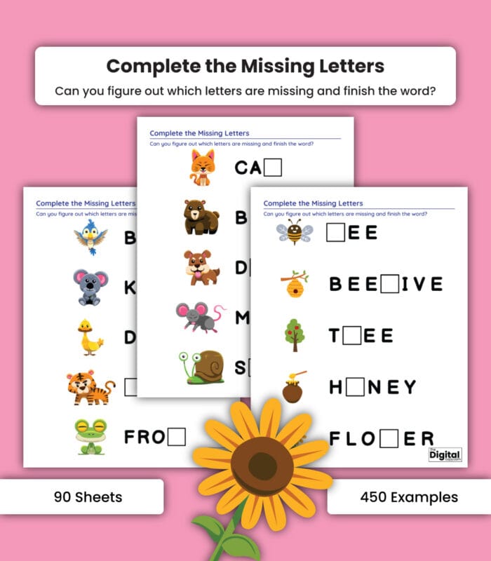 Complete the Missing Letters - Image 1