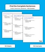 Sentence: Find the Complete Sentences