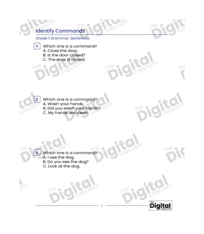 Sentence: Identify Commands - Image 2