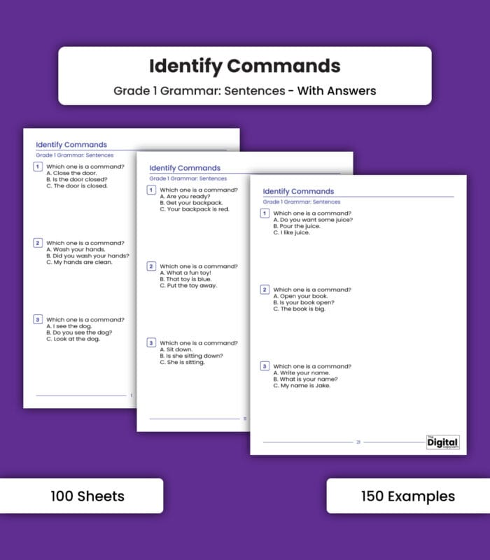 Sentence: Identify Commands - Image 1