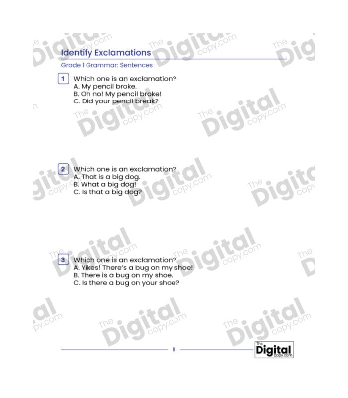 Sentence: Identify Exclamations - Image 3
