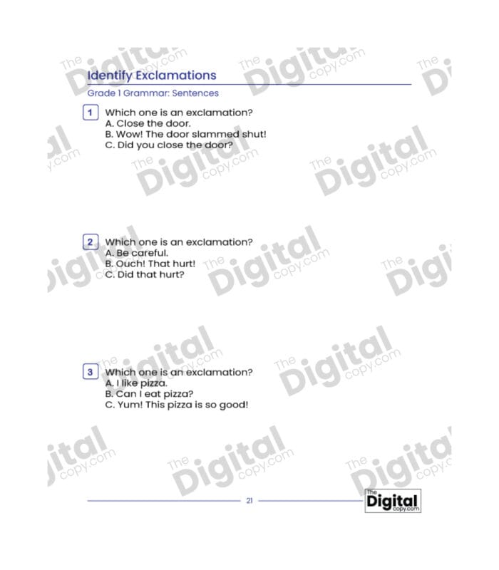 Sentence: Identify Exclamations - Image 4