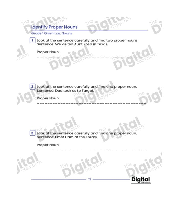 Nouns: Identify Proper Nouns - Image 4