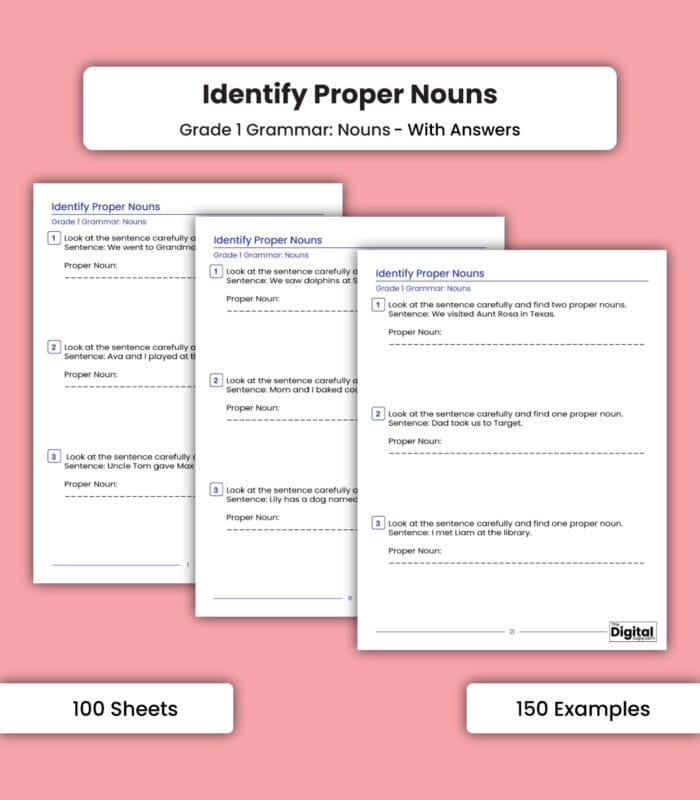 Nouns: Identify Proper Nouns - Image 1