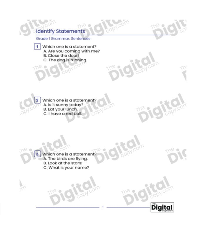 Sentence: Identify Statements - Image 2