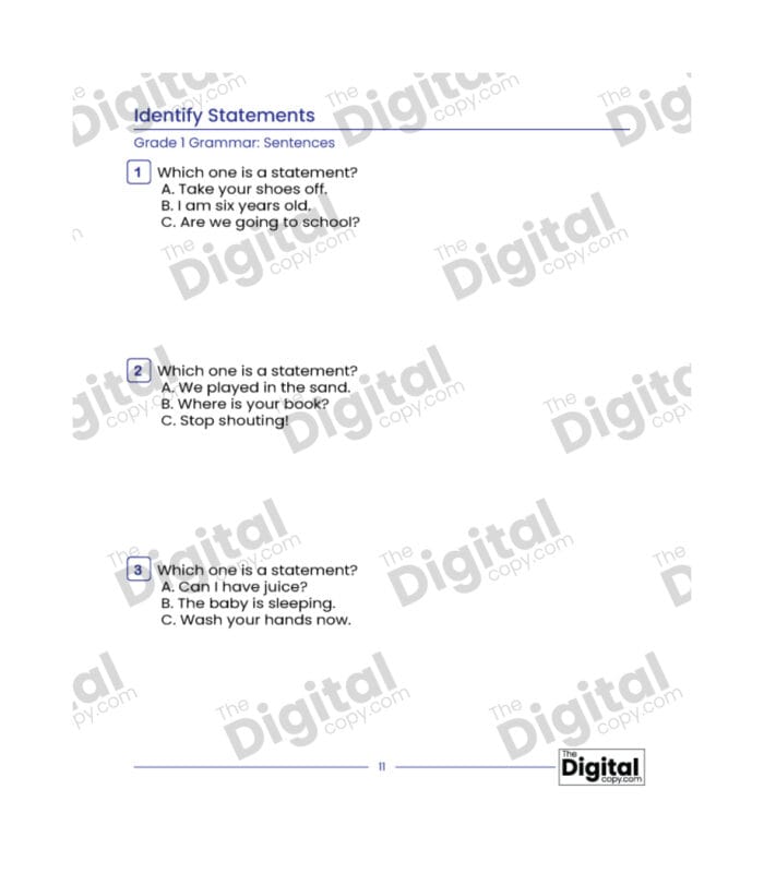 Sentence: Identify Statements - Image 3