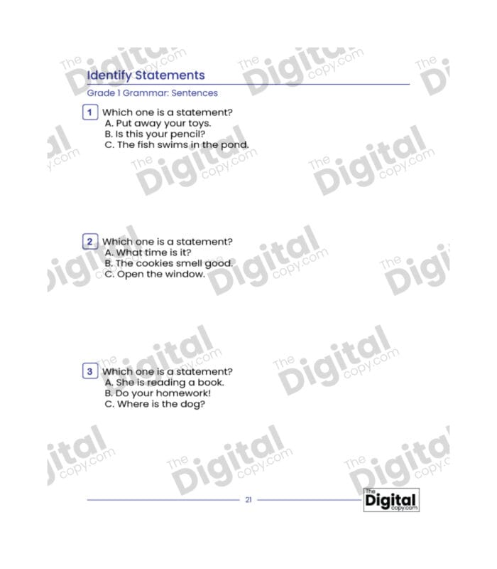 Sentence: Identify Statements - Image 4