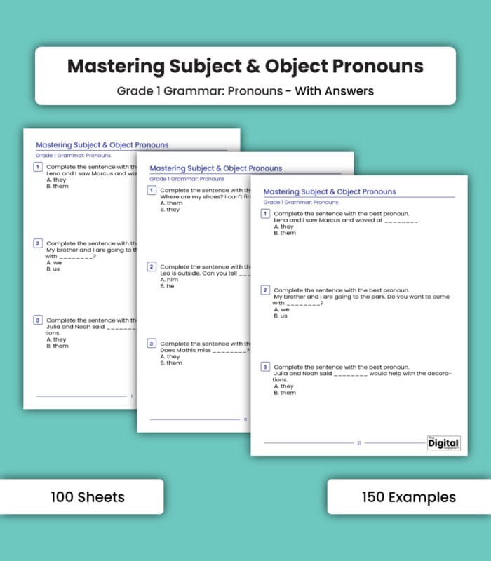 Pronouns: Mastering Subject & Object Pronouns - Image 1