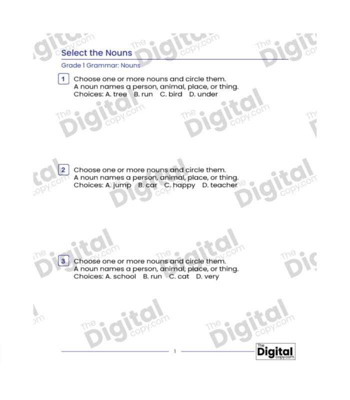 Nouns: Select the Nouns - Image 3