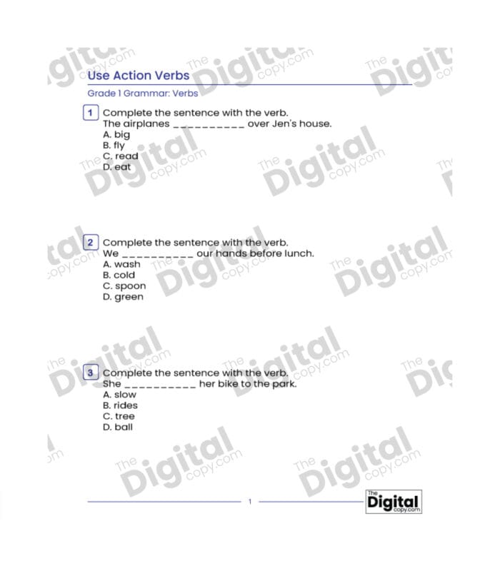 Verbs: Use Action Verbs - Image 2