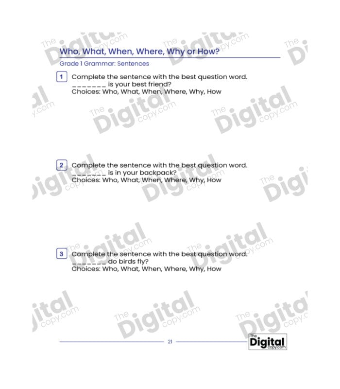 Sentence: Who, What, When, Where, or Why - Image 4